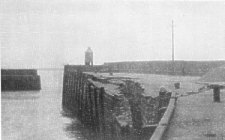 1930 Flood damage - Laxey Quay