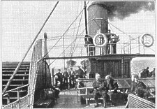 Deck of Paddle Steamer