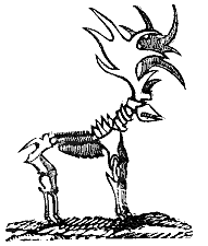 woodcut of Elk