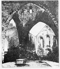 Interior of Peel Cathedral (Manx Antiquities,1863)
