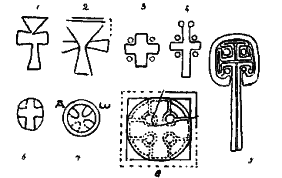 EARLY FORMS OF CROSSES INCISED IN OUTLINE