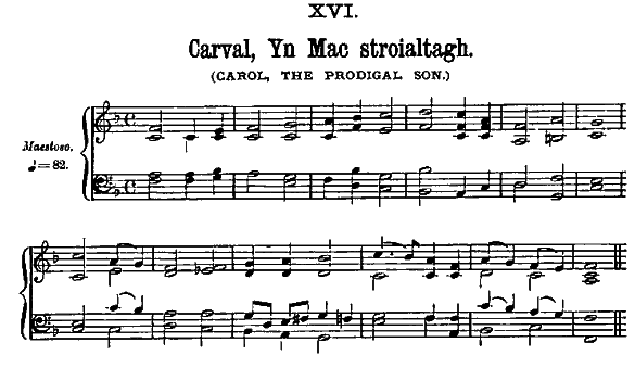 Music  Carval  Yn Mac stroialtagh (the Prodical Son)