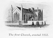 First church erected 1832