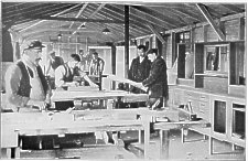 Cabinet Workers' Shop in Camp IV, Knockaloe, Isle of Man