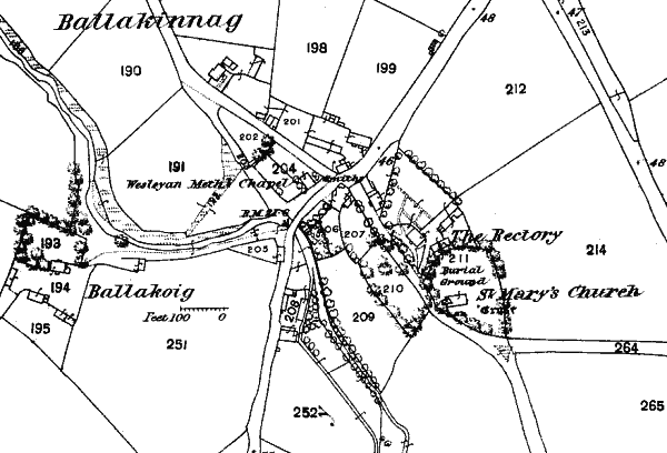 plan of The Cronk, Ballaugh