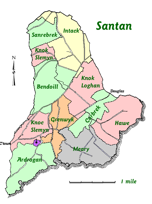 Santan Treen Map