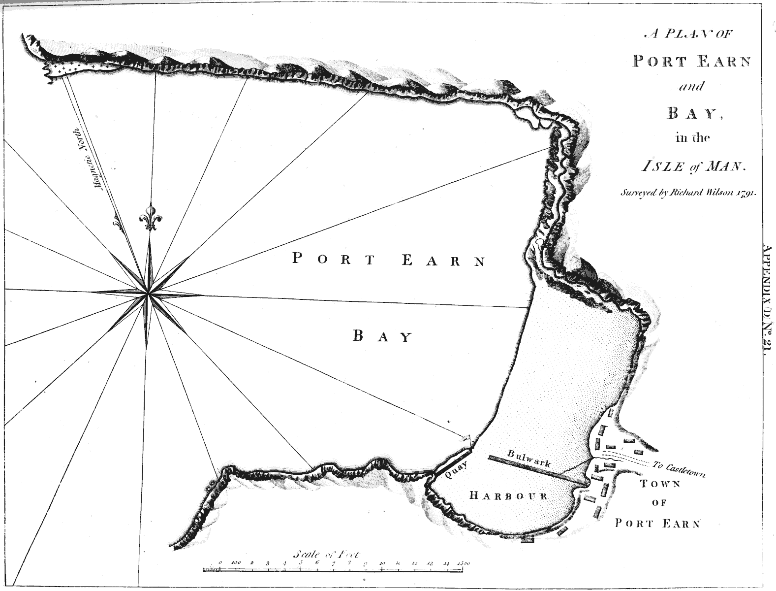 Plan Port Erin 1791