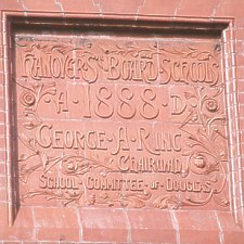 Hanover Street School - plaque