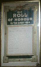 Salisbury Street Roll of Honour