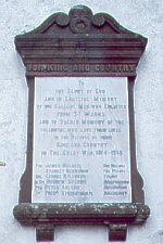 War Memorial, St marks