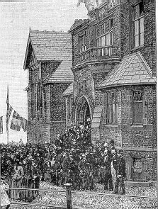 Opening of Noble's Hospital