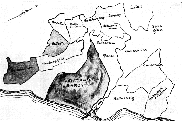 Plan of Christian's barony, Maughold