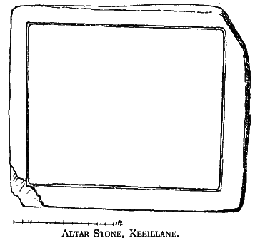 Cronk Keeillane - altar stone