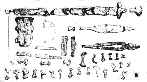 Articles from the Knoc y Doonee Mound