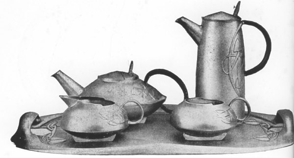 Pewter Design Coffee service - A Knox