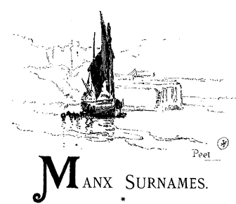 Manx Surnames