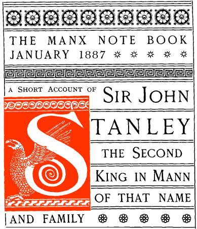 A Short Account of  Sir John Stanley