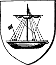 arms: furled sail