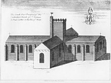 Illustration of St German's Cathedral ManxSoc Vol. XVIII