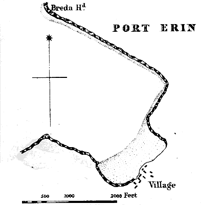 Plan of Port Erin from 2nd Report on Tidal Harbours c. 1846