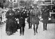Royal Visit 1920 - The King and Queen in Castletown