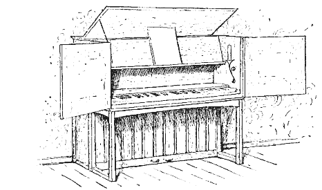 COTTAGE PIANO DESIGNED BY M.H.. BAILLIE SCOTT.