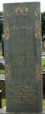 Knox designed Commemorative Grave Marker - Milne