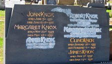 Knox designed Commemorative Grave Marker - Knox