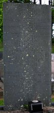 Knox designed Commemorative Grave Marker - Quine