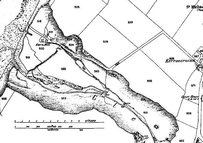 1868 plan of Glen Wyllin