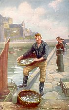 Tuck's Oilette - Manx Fisherman