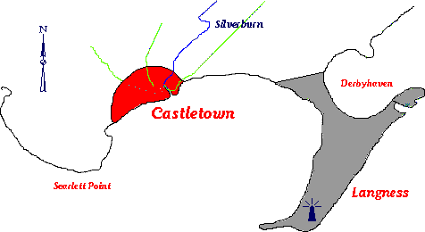 Castletown regional map