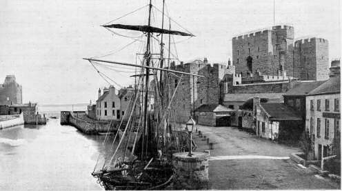 Castletown - Castle Rushen from Bridge (c.1910)