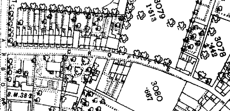 Crofts - Part of 1868 plan of Castletown