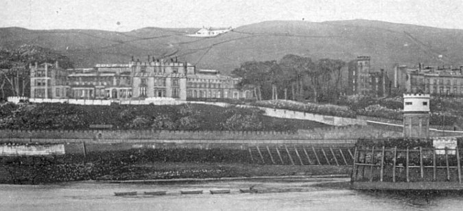 View of Fort Anne Hotel from a 1920's postcard - also shows old light on Red Pier
