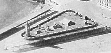 Detail showing Victoria Terminal taken from 1945 air photo