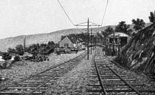 Original terminus station at Laxey for Mountain Railway