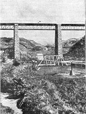 Viaduct carrying The Manx Northern Railway across Glen Willyn