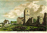 View of Rushen Abbey - Grose's Antiquities, 1787