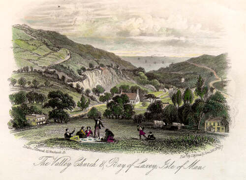 Mylrea - Laxey Glen 1850's