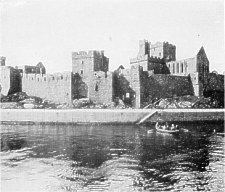 St Germain's Cathedral and ferry Peel