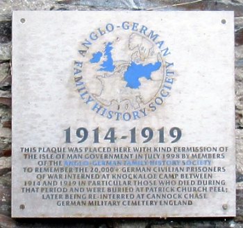 Anglo-German Family History Society Plaque